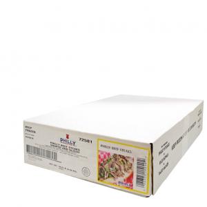 Kings Command Foods Raw Lightly Marinated Philly Beef Steak, 4 O