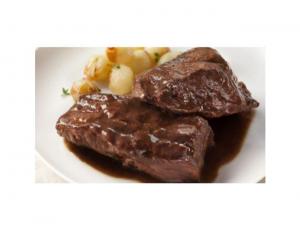 Cuisine Solutions Seared Beef Short Ribs with Red Wine Sauce, 7.8 Ounce - 40 per case.