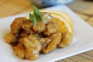 Green Dragon Whole Grain Battered General Tsos Chicken Nugget, 7.15 Pound - 6 per case.