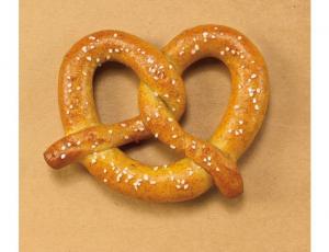 J and J Snack Super Whole Wheat Soft Pretzel, 2.5 Ounce - 100 per case.
