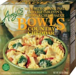 Amys Organic Country Cheddar Bowl, 9.5 Ounce - 12 per case