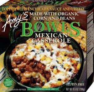 Amys Organic Mexican Casserole Bowl, Ready-To-Eat (9.5 OZ, 12 Per Case)