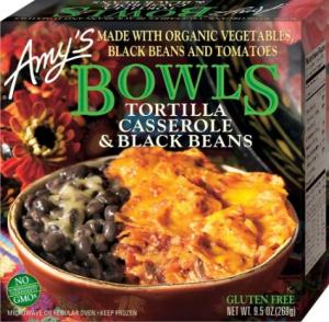 Amys Organic Tortilla Casserole and Black Beans Bowl, 9.5 Ounce - 12 per case