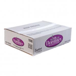 Dominex Round Batter Dipped Eggplant Cutlet, 5 Pound - 2 per case.