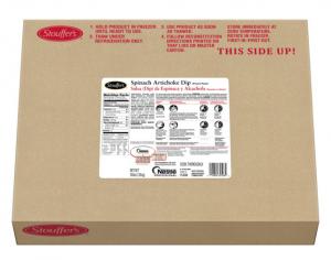 Nestle Stouffers Spinach Artichoke Dip, 64 Ounce - 4 per case.