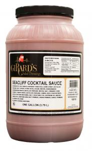 Girards Dressing Au Naturel Seacliff Cocktail Sauce, 1 Gallon - 2 per case.