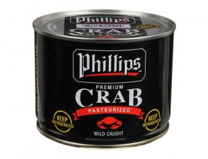 Phillips Asian Colossal Lump Crab Meat, 1 Pound Can - 6 per case.