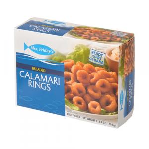 King And Prince Breaded Calamari Ring, 0 G Trans Fat (2.5 lbs, 4 Per Case)
