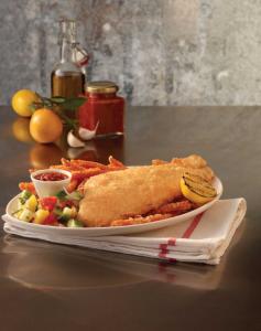 Trident Seafoods Golden Ale Beer Battered Haddock Fillet, 6 Ounce - 1 each.