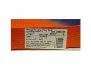 Frozen Seafood Roughy Orange Fillet - 6 to 8 Ounce, 10 Kilogram