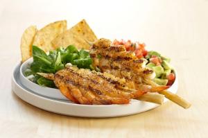 King and Prince Sugar Cane Skewered Shrimp, 10 Pound - 1 each.