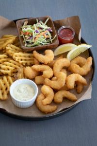 Mrs Fridays Craft Beer Battered Tail Off Round Shrimp, 2.5 Pound - 4 per case.
