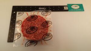 Broadleaf Round Vacuum Packed Raw 2-1 Wagyu Beef Patties, 7Oz./Pack (24 Per Case)