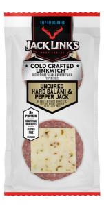 Jack Link'S Beef And Pork Hard Salami And Pepper Jack Cheese, 8X1.5Oz./Pack (2 Cases)