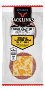 Jack Link'S Beef And Pork Hard Salami And Colby Jack Cheese, 8X1.5Oz./Pack (2 Cases)