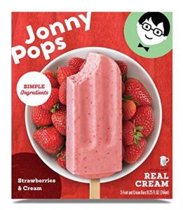 Jonnypops Smoothie Pops Strawberries & Creme 4 Each - (Pack Of 6)