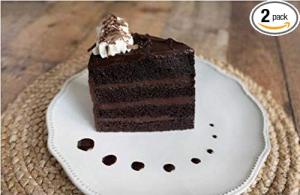 Lawler'S 9-Inch Chocolate Grande Cake Colossal 14-Cut 7.2Lbs - (Pack Of 2)