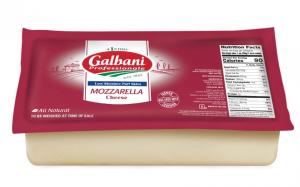 Galbani Low Moisture Part Skim Mozzarella Cheese Block 5 lb, Pac