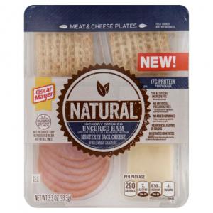 Oscar Mayer Natural Single Serve Ham Convenience Meal, 3.3Oz./Pack (Pack Of 7)