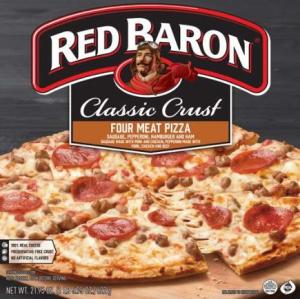 Red Baron(R) Classic Crust Pizza 4 Meat 21.95Oz (Pack Of 16)