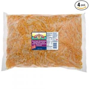 Land O Lakes Shredded Mild Cheddar Cheese Blend, 5 Pound -- 4 pe