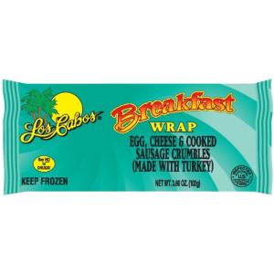 Los Cabos Egg And Sausage And Cheese Breakfast Burrito 3.6 Oz (Pack of 24)