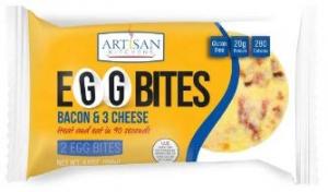 Artisan Kitchens Bacon & Three Cheese Egg Bites 2 Each (Pack of 7)