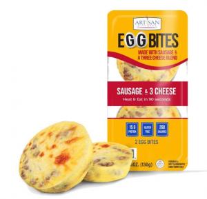 Artisan Kitchens Sausage & Three Cheese Egg Bites 2 Each (Pack of 7)