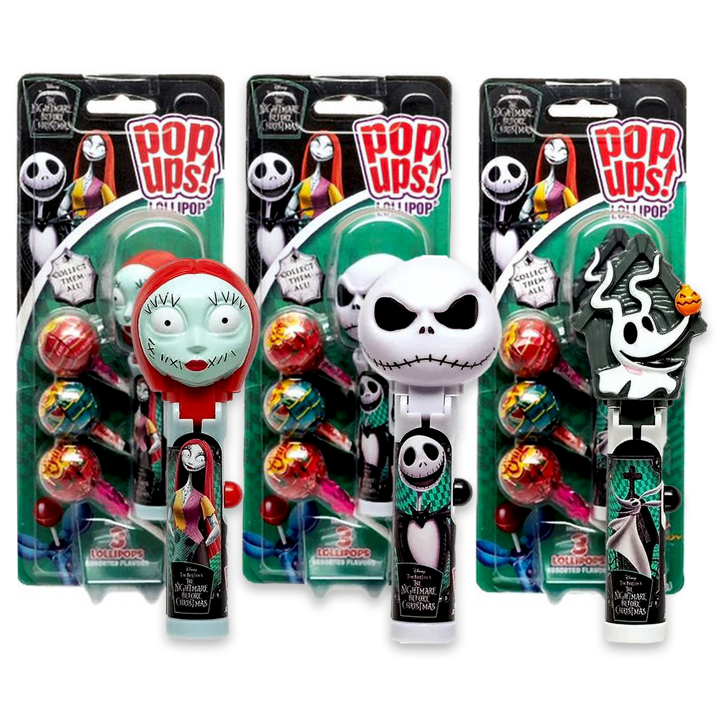Nightmare Before Christmas Blister Pop Ups Variety Pack of 3