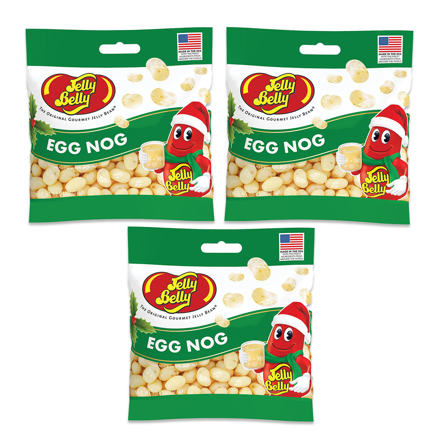Jelly Belly Egg Nog 3.5oz Pack of 3