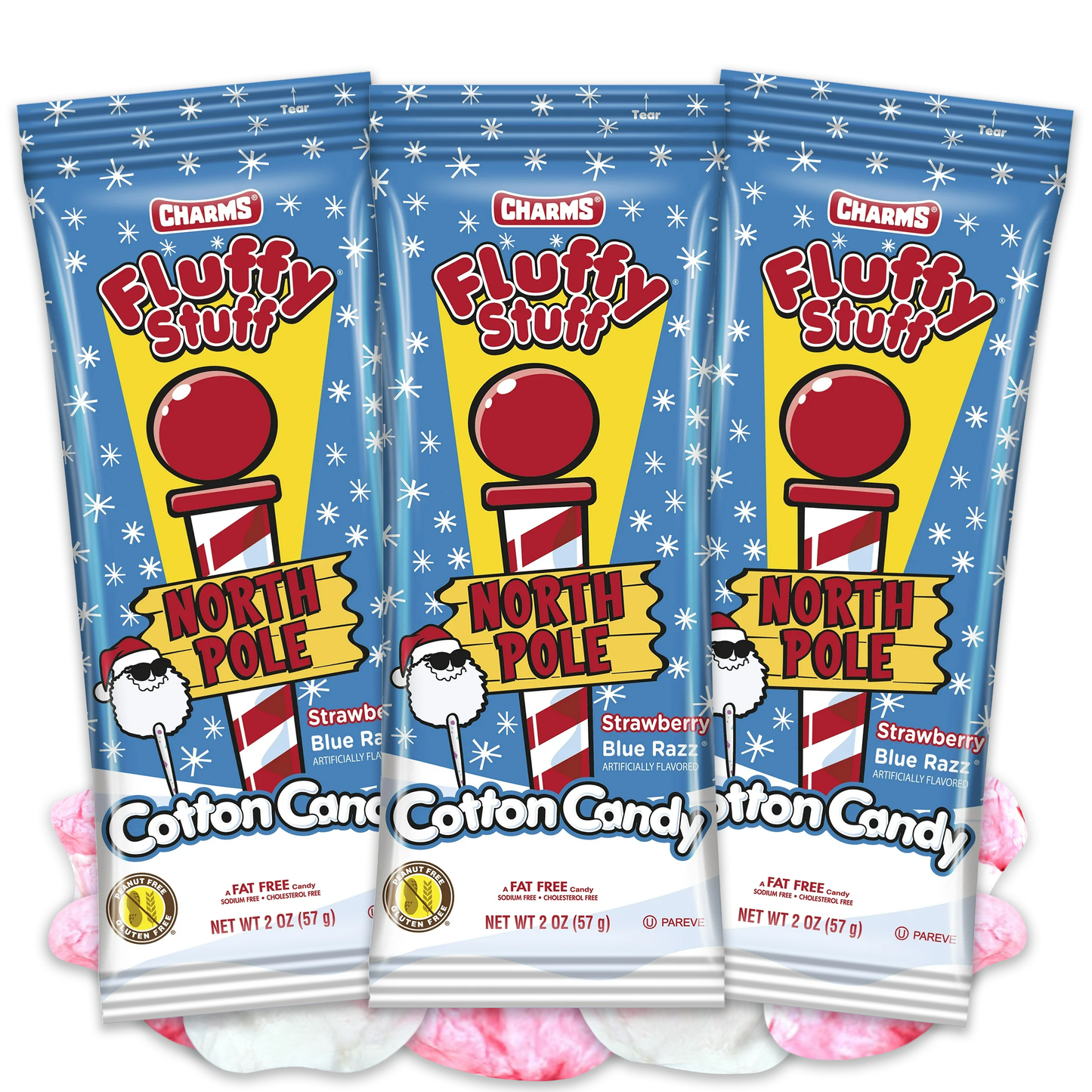 Fluffy Stuff North Pole 2 ounce Pack of 3