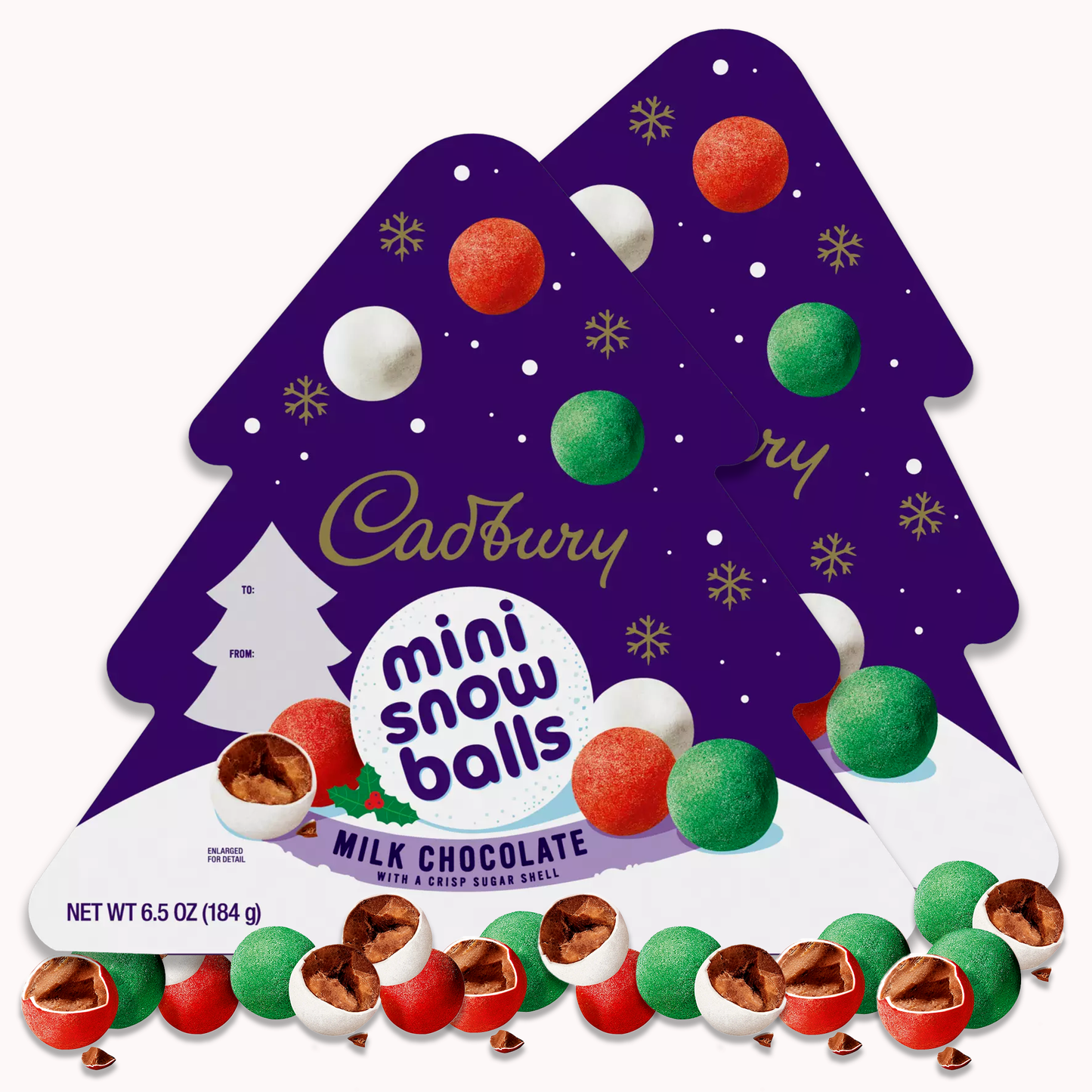 Holiday Gift Box 6.5oz Cadbury Pack of 2