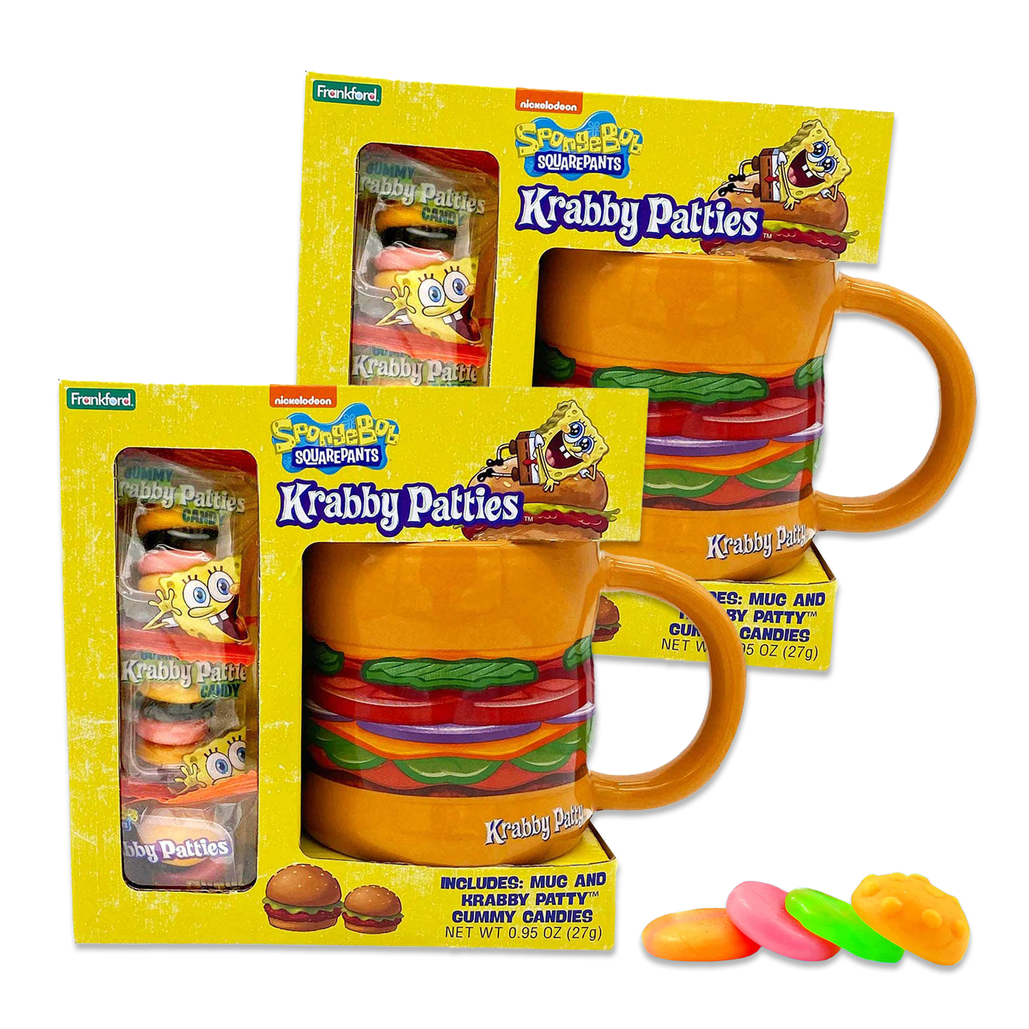 Krabby Patties Gift Mugs Pack of 2