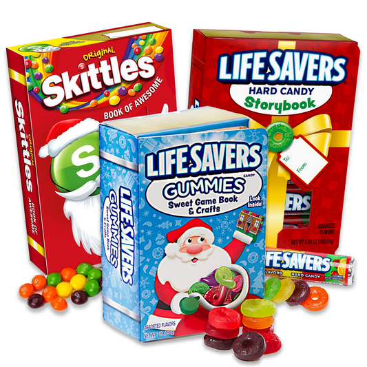 Life Savers Gummies & Storybook Variety Pack of 3 - Holiday Candy Bundle
