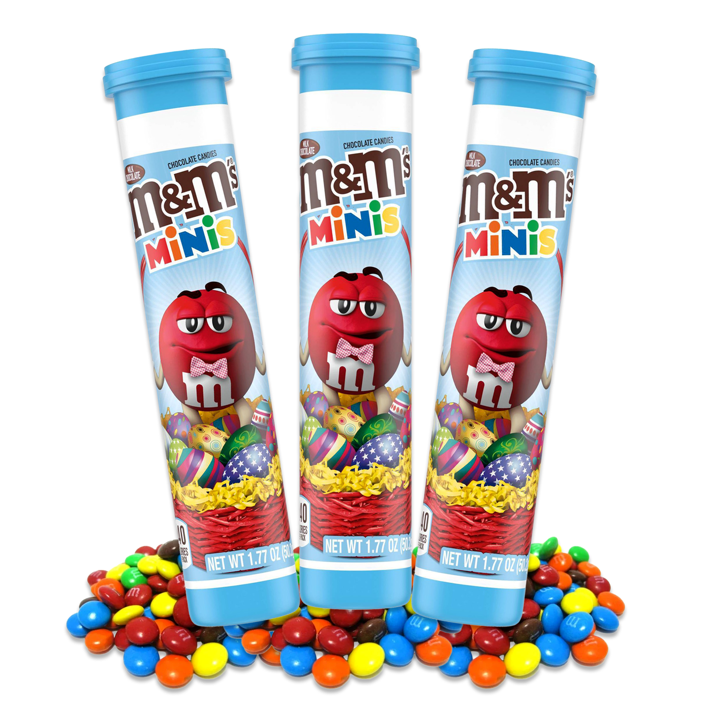 M&M's Mega Easter Tube 1.77oz Mini M&Ms Bulk 3 Pack Easter Candy. Easter Chocolate Mini M&m Tubes, M&m, M&ms Candy, Mms, Mm Candy, Bulk M&ms, Mnm Candy, M&m's, M&m Minis, Mini Mm, Mini MnMs