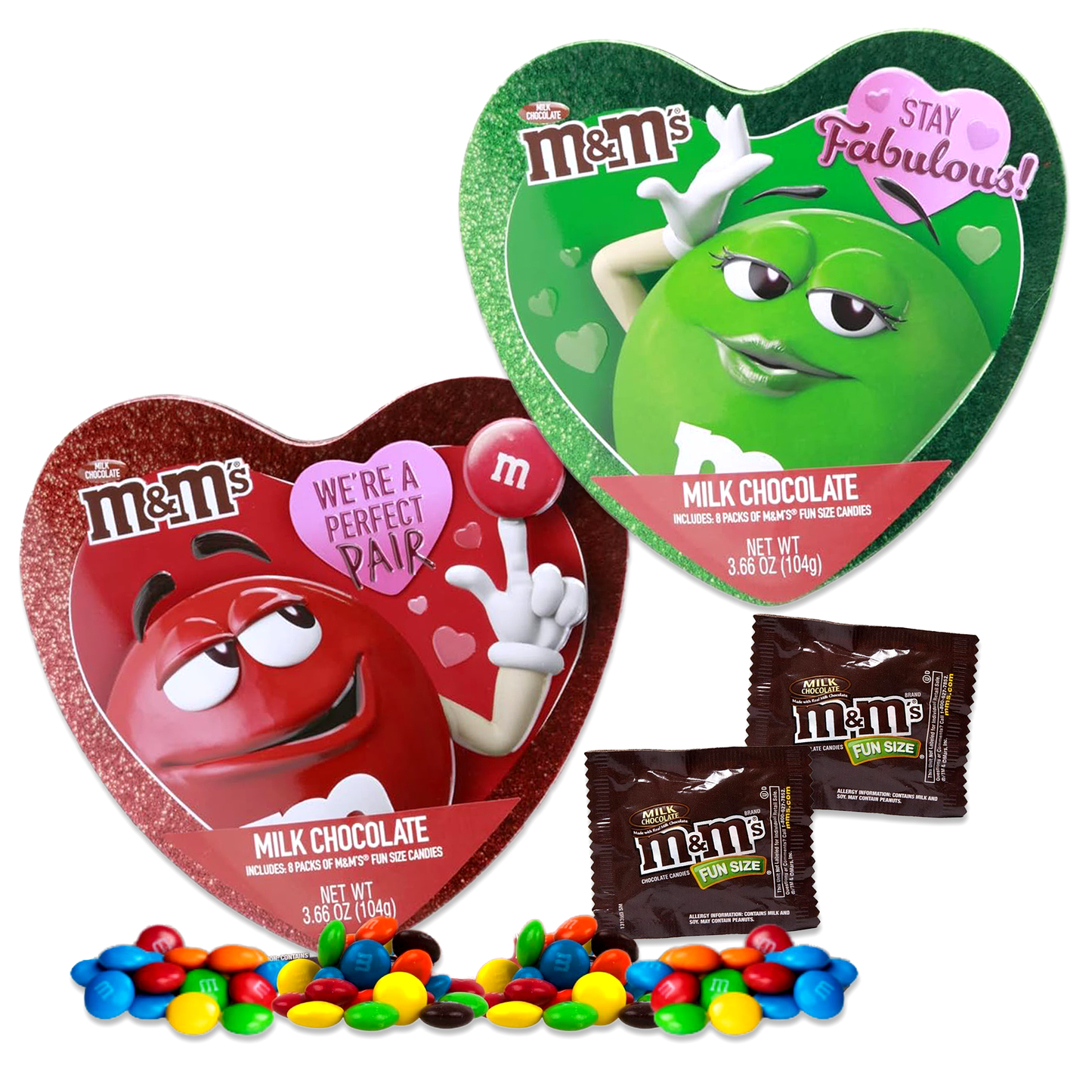 M and Ms Valentine's Day Candy Chocolate Heart Box Variety 2 Pack. M and M Heart Shaped Candy Box, Heart Chocolate, Valentines Day Chocolate Gift Box Kids Chocolate M Ms Valentine.