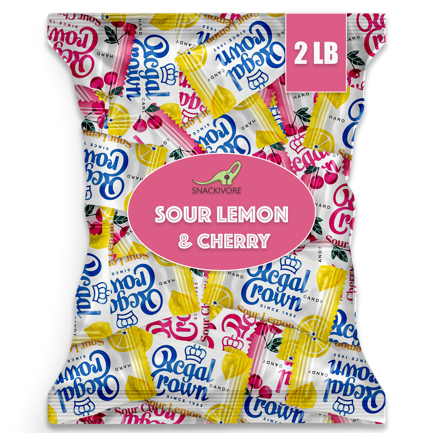 Regal Crown Sour Cherry and Sour Lemon Mix Bulk 2lb Bag
