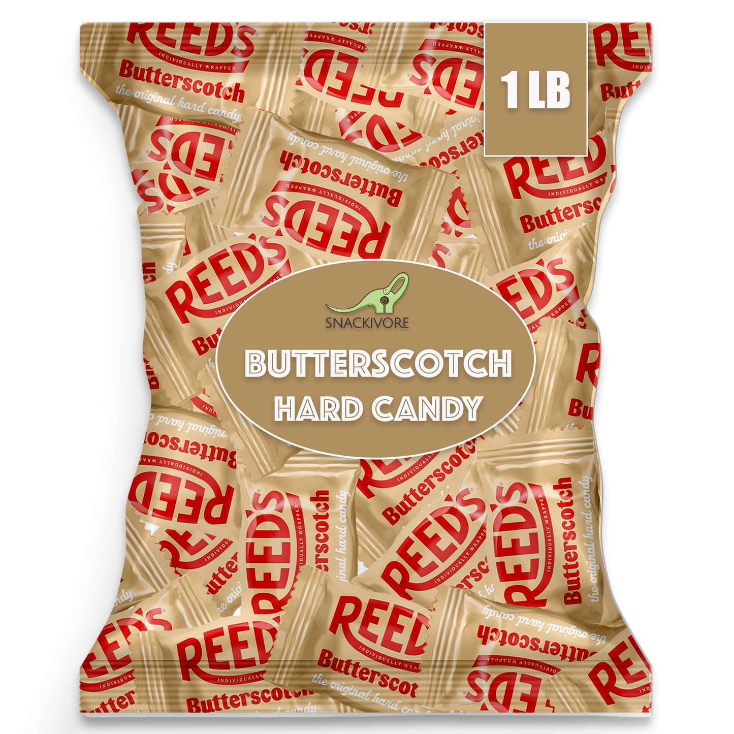 Reed's Butterscotch Hard Candy - 1lb Bulk Bag