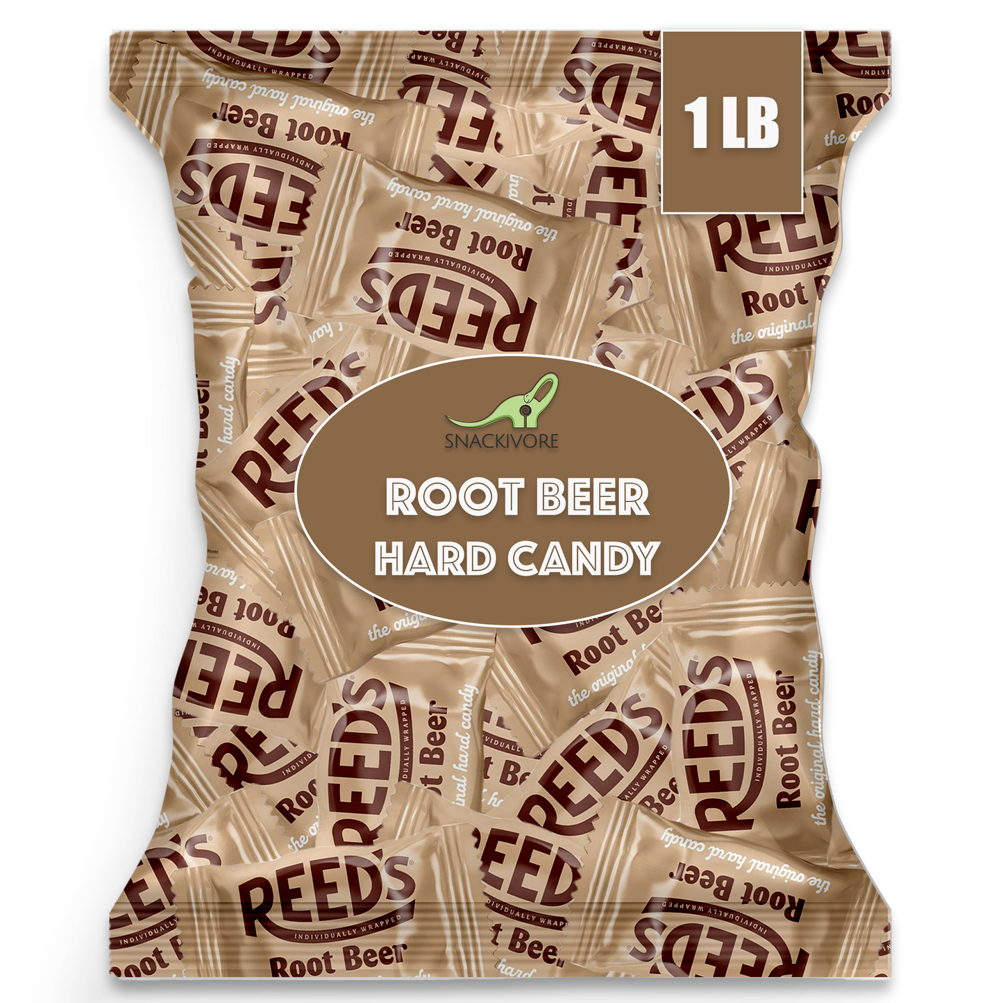 Reed's Root Beer Hard Candy - 1lb Bulk Bag