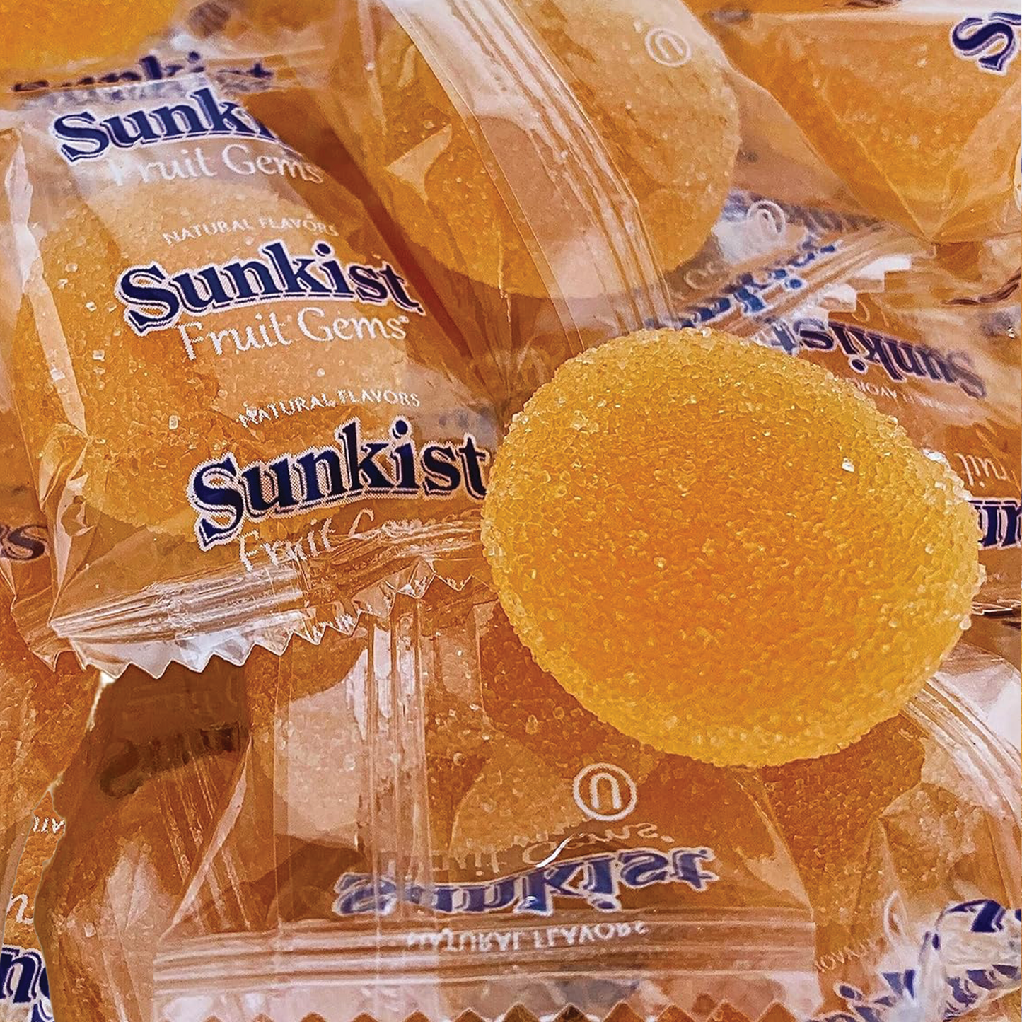 Sunkist Fruit Gems Orange 1lb Bag