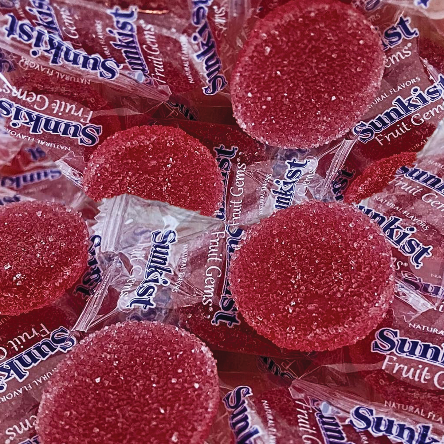Sunkist Fruit Gems Raspberry 1lb Bag