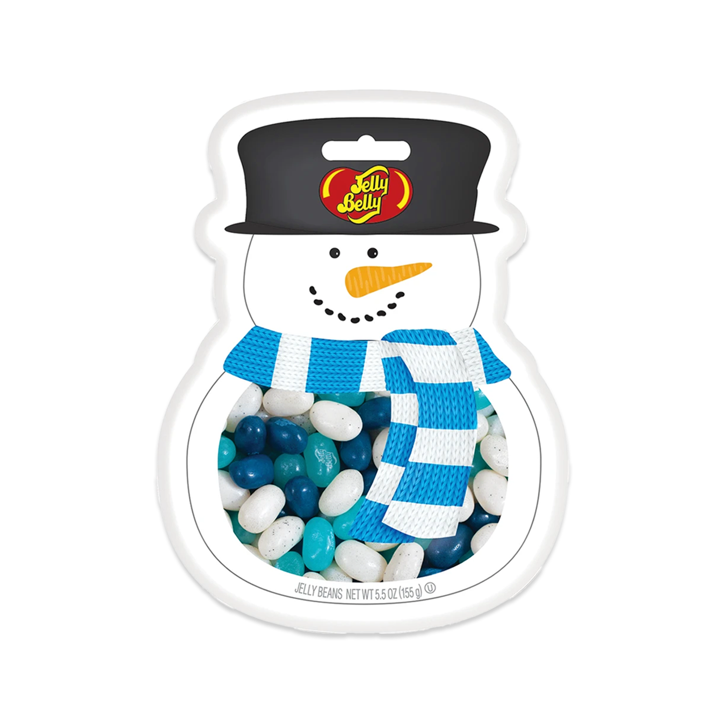 Jelly Belly Snowman Pouch Bag 5.5oz Pack of 3