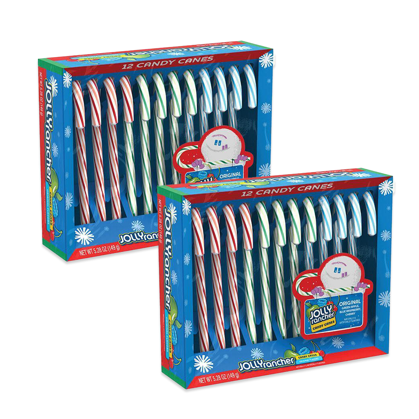 Jolly Rancher Candy Canes Pack of 2