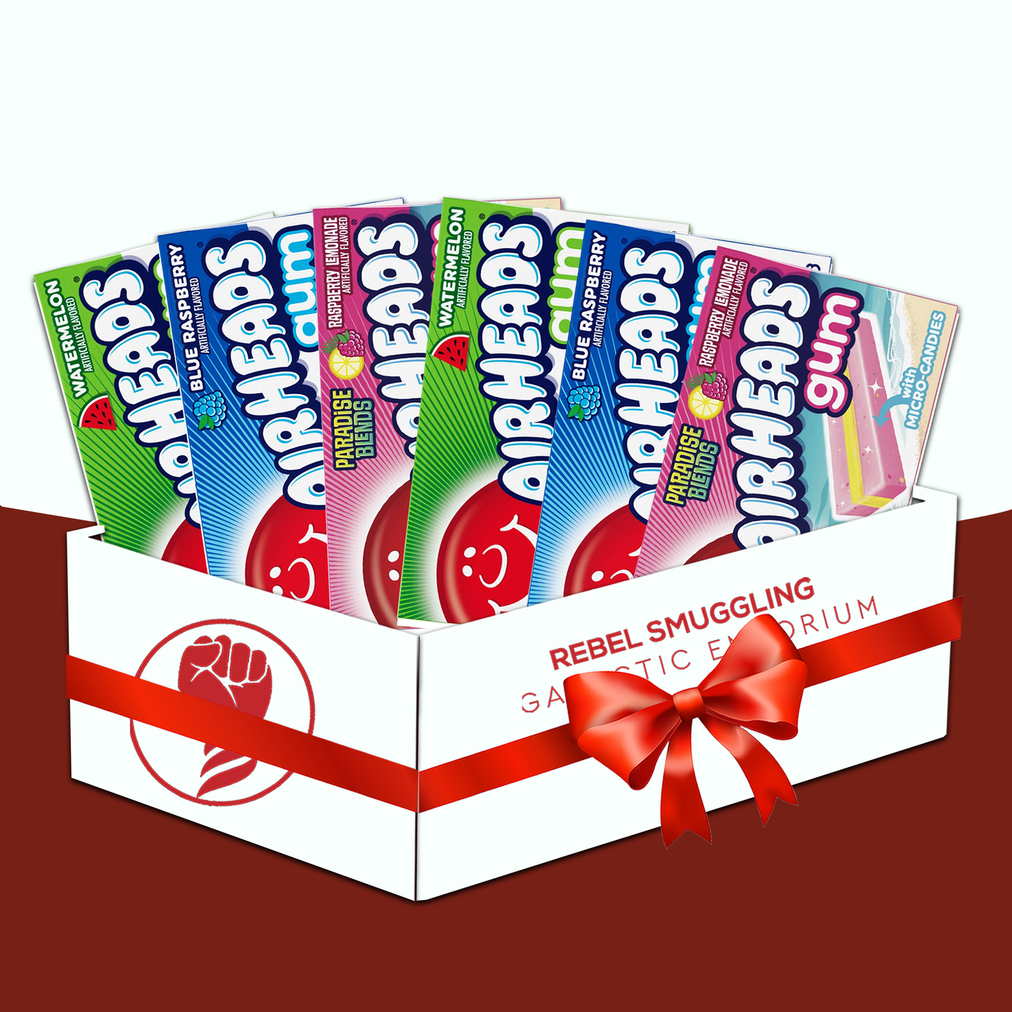 Airheads Gum Variety Pack of 3 Flavors (Total of 6)