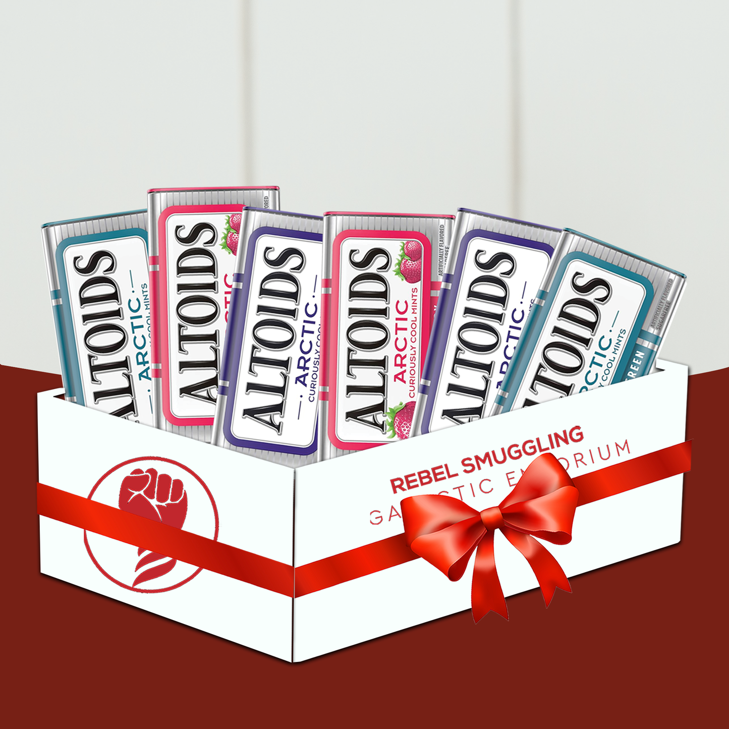 Arctic Mints Variety 6 Pack- 2 Each of 3 Flavors Gift Basket Care Package by Rebel Smuggling Galactic Emporium
