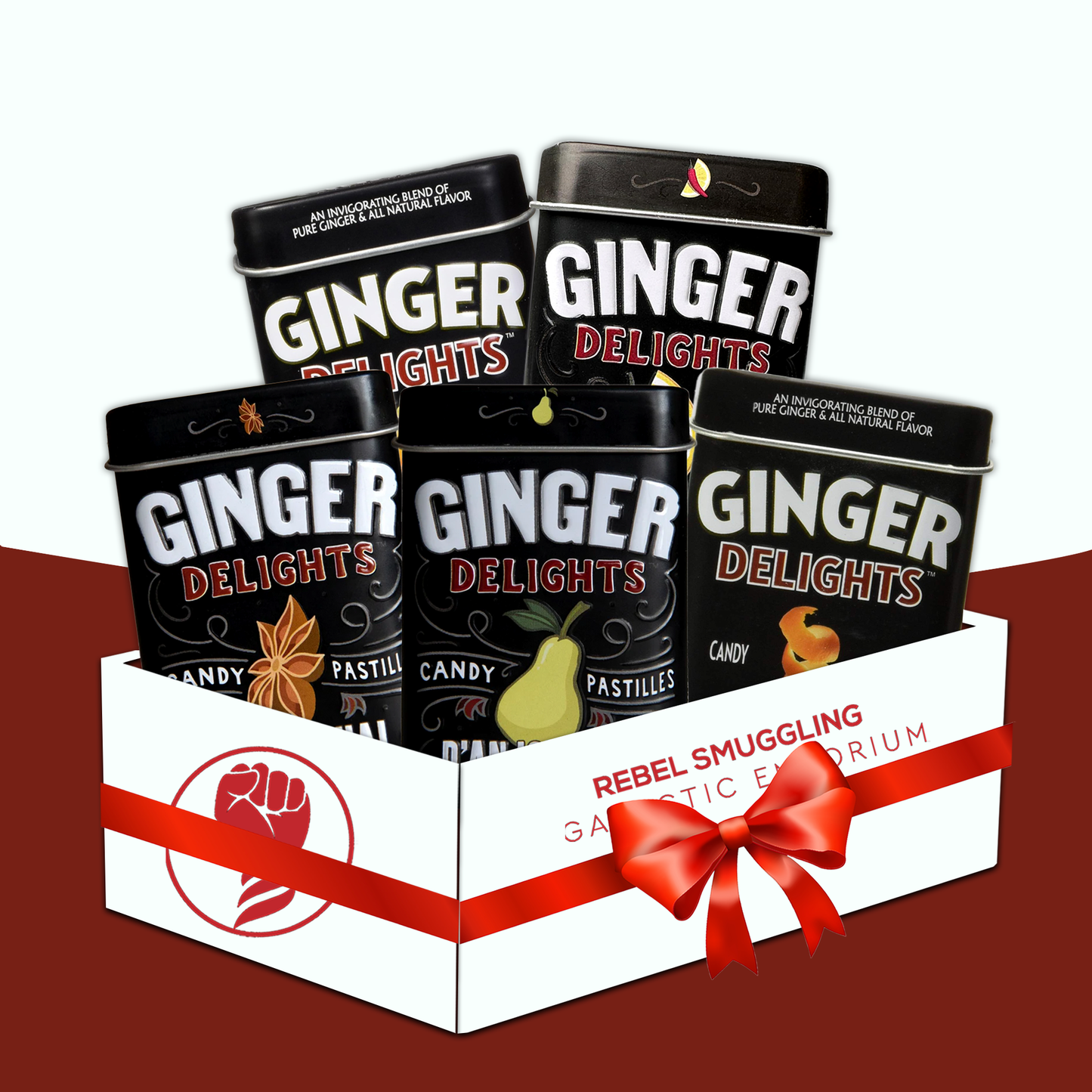 Big Sky Brands Ginger Delights Variety Pack of 5 Flavors