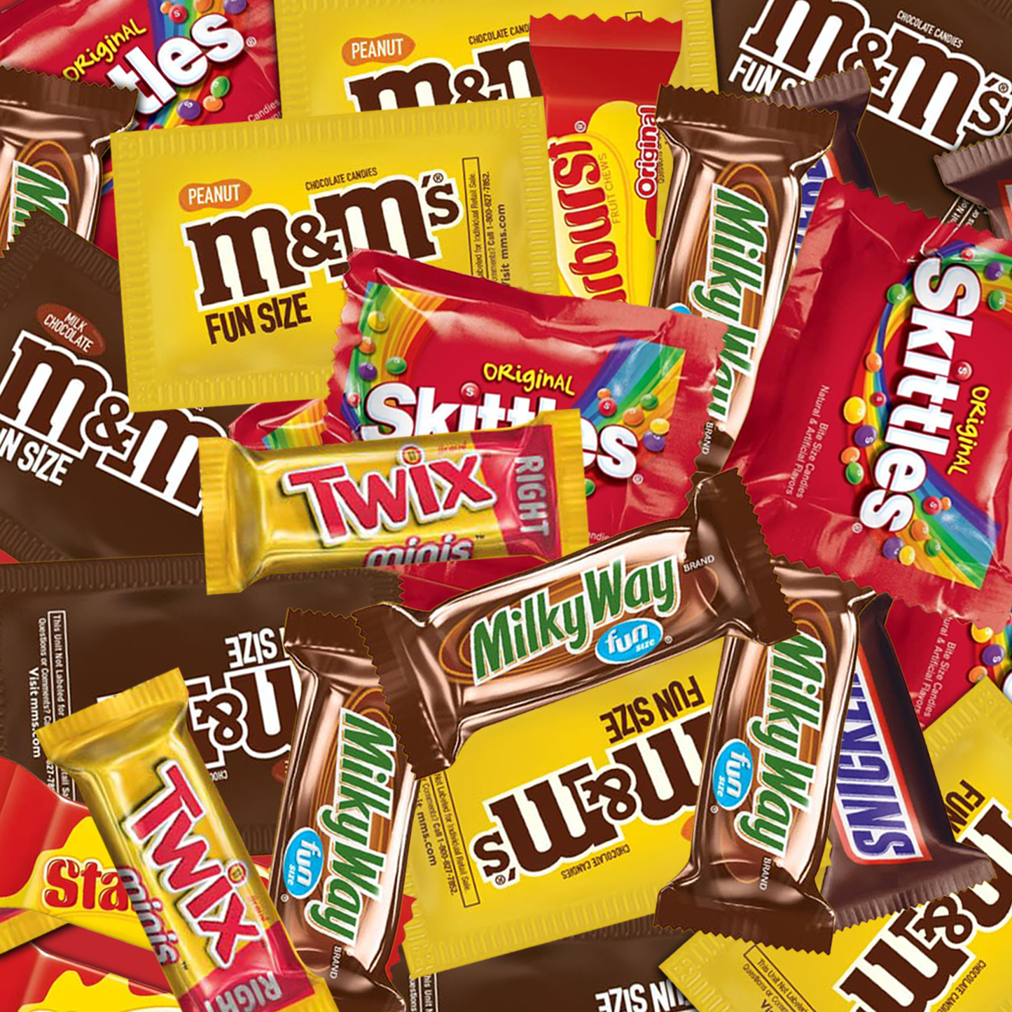 20lb Chocolate Mixed Candy Variety Pack Bulk - Fun Size Candy Bars Assortment by Rebel Smuggling Galactic Emporium