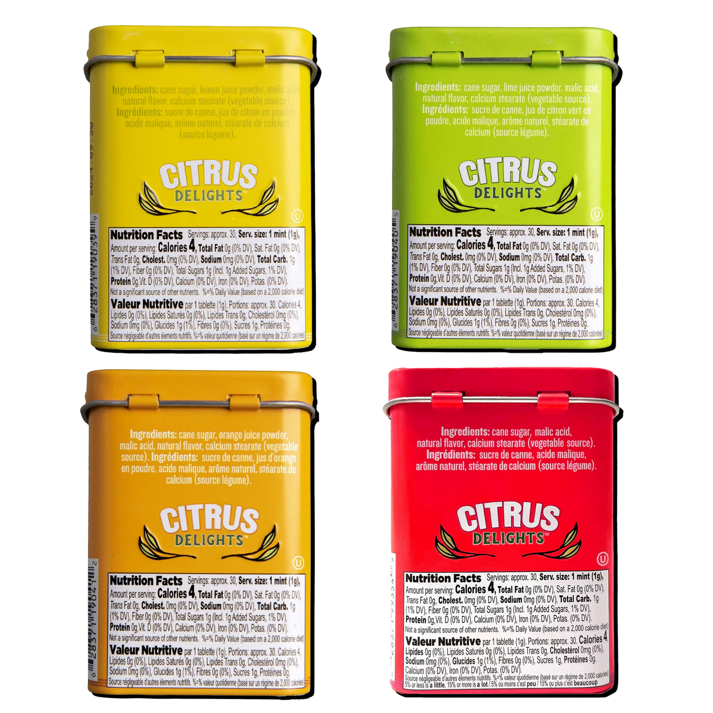 Big Sky Citrus Delights Variety Pack - 4 Gourmet Citrus Mint Flavors Gift Set