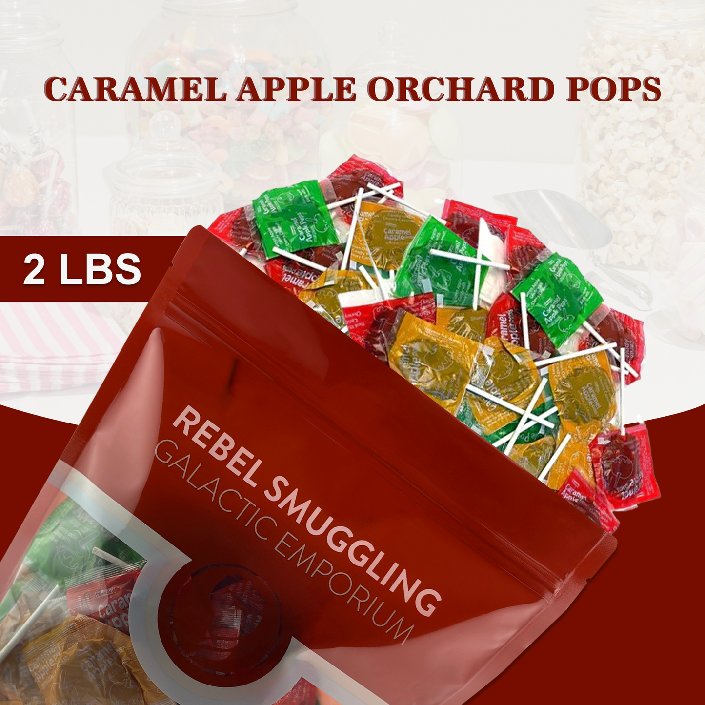 Caramel Apple Orchard Pops 2lb