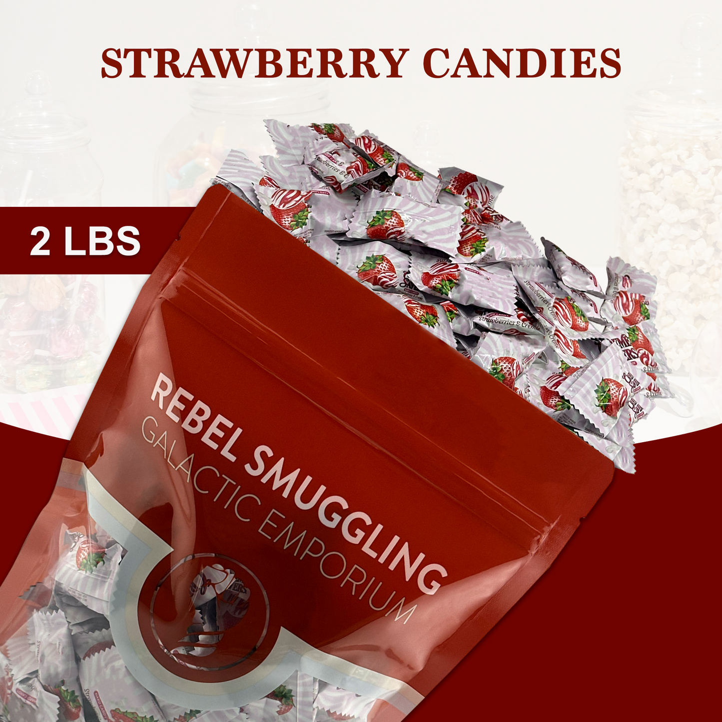 Strawberry Creme Savers 2lb Bag